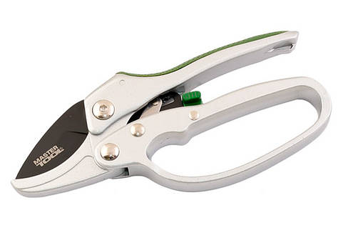Секатор садовый Mastertool 185 x 15 мм храповый механизм (14-6118)