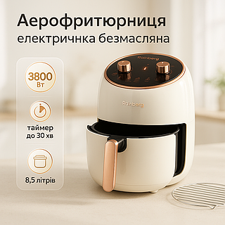 Мультипечь для приготовления без жира Rainberg, Аэрофритюрница-мультипечь для дома PJ-11