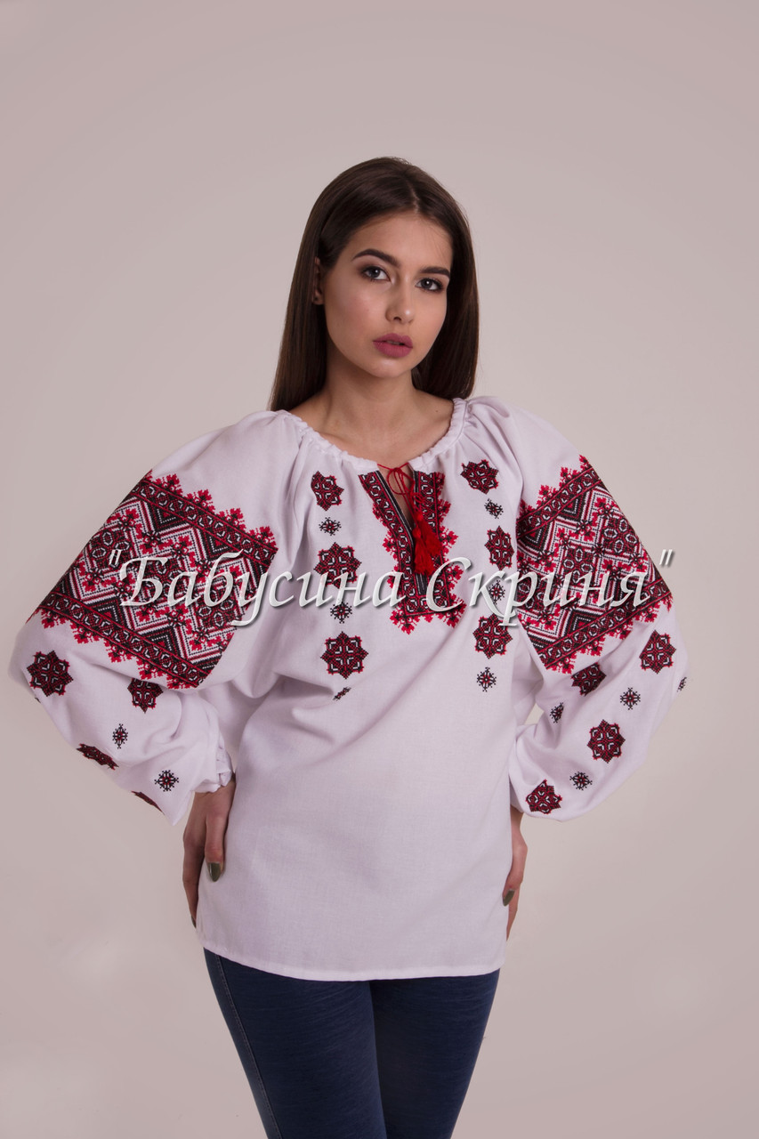 Заготовка для вишивки бісером жіноча сорочка  БС-58