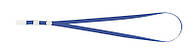 Шнурок для бейджа Buromax с клипом синий BM.5426-02