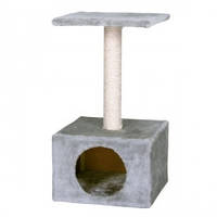 Когтеточка-домик для котов Карли-Фламинго АМЕТИСТ, 30*30*55см, серый