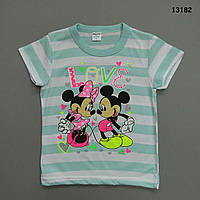 Футболка Minnie&Mickey Mouse для дівчинки. 7, 8 років