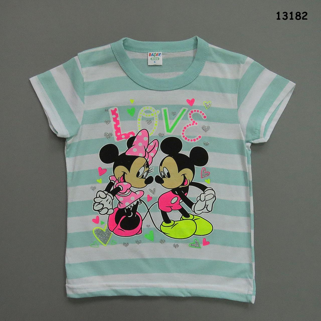 Футболка Minnie&Mickey Mouse для девочки. 8 лет - фото 1 - id-p523056623