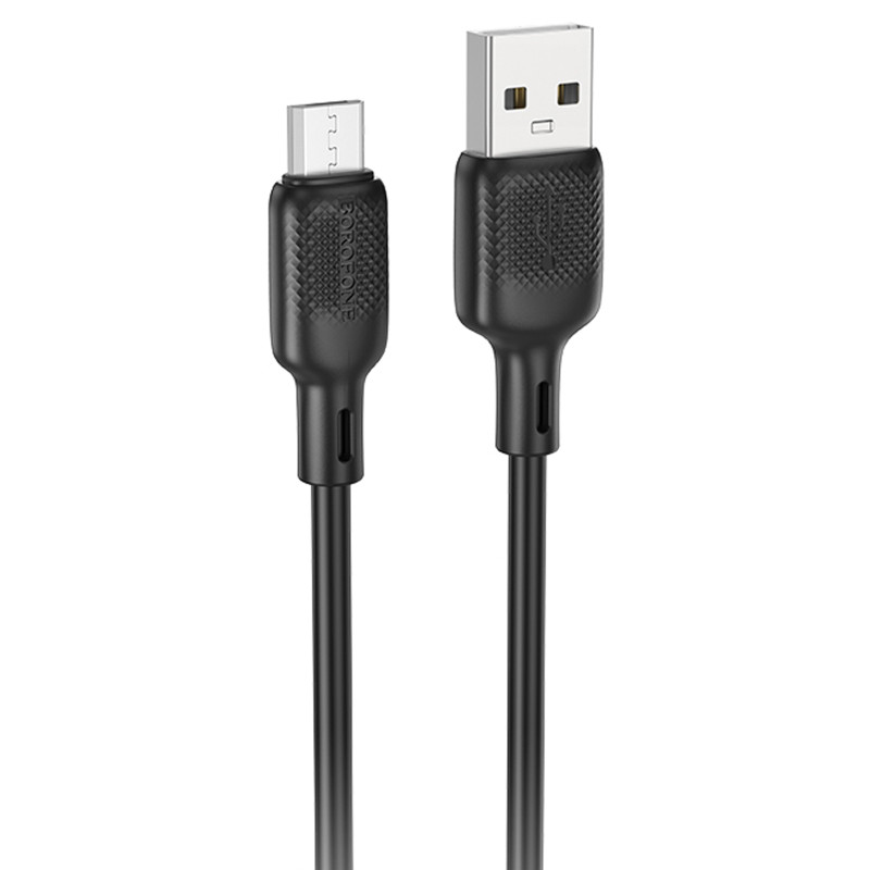 Дата кабель Borofone BX113 Lenny USB to MicroUSB 2.4A (2m), фото 1