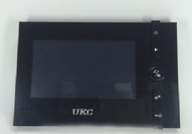 Домофон UKC JS 715 кольоровий відеодомофон з 7" дисплей / з записом відвідувачів / комплект з викличної, фото 2
