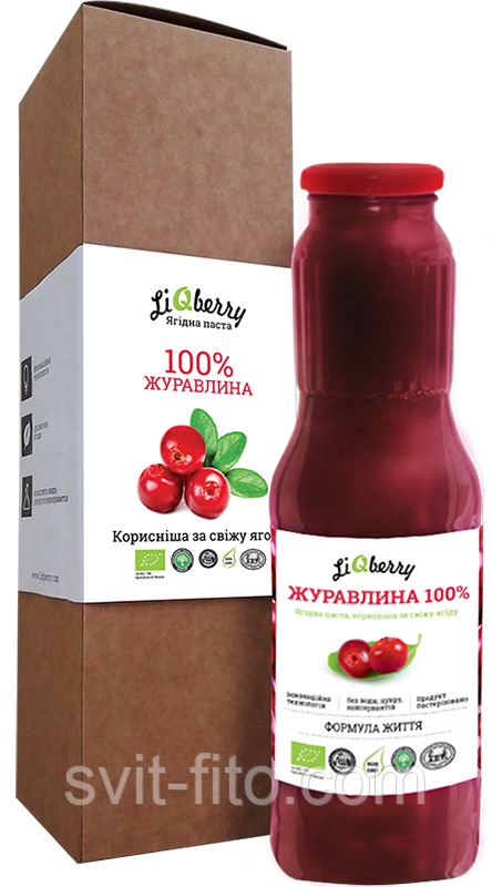 Журавлина паста 1л
