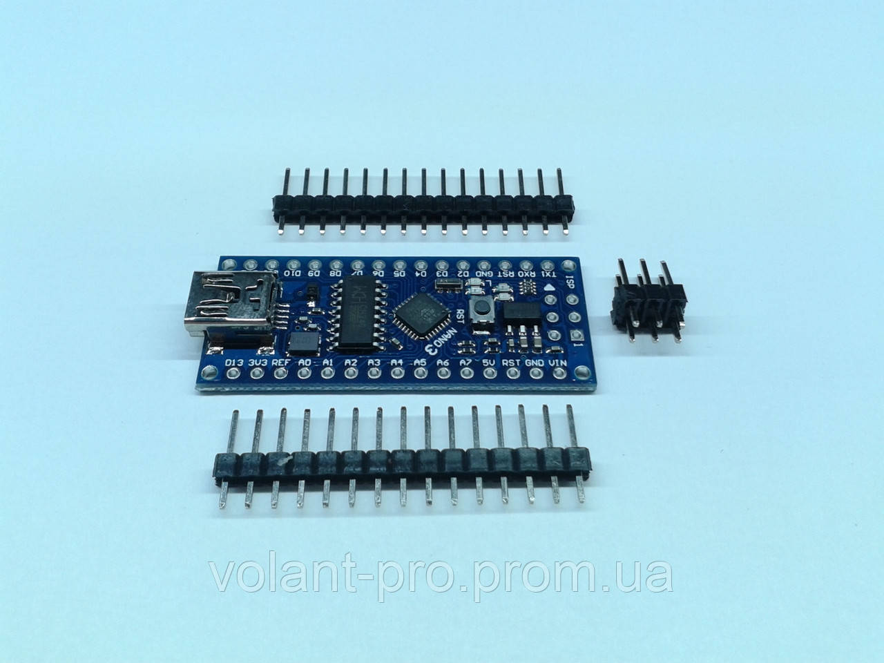 Arduino Nano V3 CH340 ATmega168, mini USB - фото 1 - id-p523167677