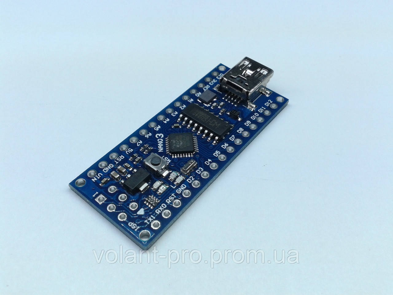 Arduino Nano V3 CH340 ATmega168, mini USB - фото 3 - id-p523167677