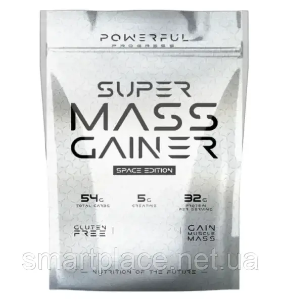 Гейнер Powerful Progress Super Mass Gainer (4 kg, banana) (06772-04), фото 1