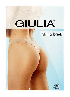 Giulia трусики женские STRING BRIEFS, размер L/XL, naturale