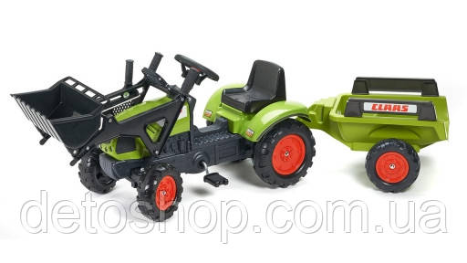Трактор із причепом і ковшем FALK 2040 СМ Claas Arion