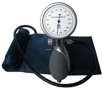 Тонометр механічний KJ-204 із фонендоскопом,стандартною манжетою 51*14 см, металевим манометром