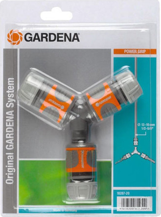 Набір конекторів Gardena 1/2" з 2-стороннім муфтою, фото 1