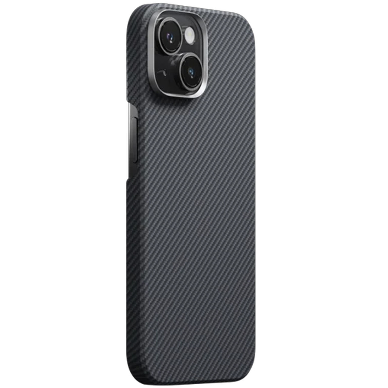 Чехол PC Carbon Protection Slim with Magnetic Fit для Apple iPhone 15 (6.1") Black