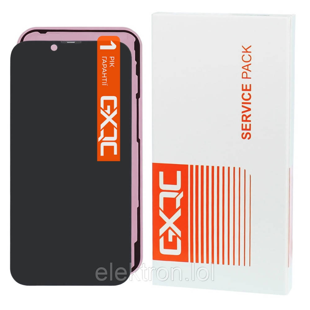 Дисплей для Apple iPhone 13 Pro с чёрным тачскрином 120Hz (без ошибки) GXQC-Super IN CELL FHD Service Pack, фото 1