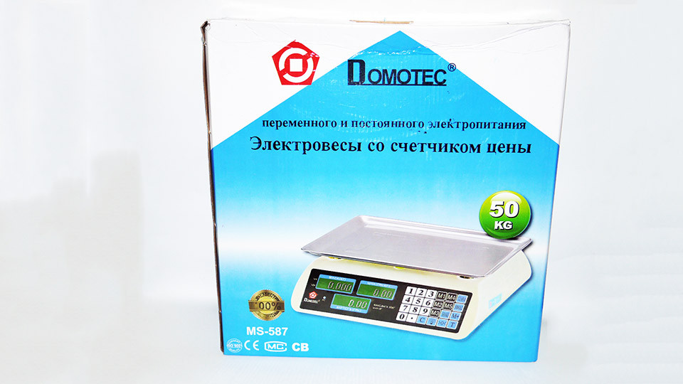 Ваги ACS 50kg/5g MS 587/987 Domotec 6V