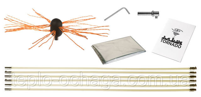 Пристосування для чищення димоходу 