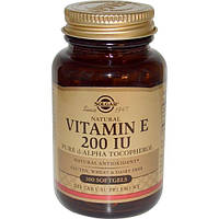 Вітамін Е (Vitamin E) Solgar, 100 гельових капсул