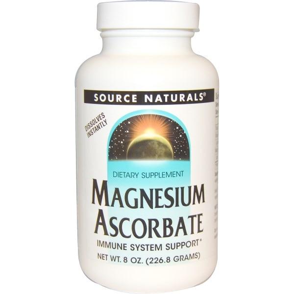 Source Naturals, Аскорбат магнію, 8 унцій (226,8 г)