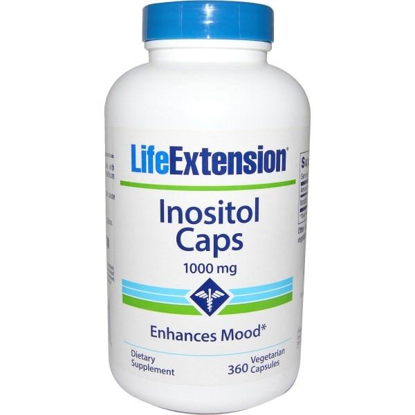Life Extension, Інозитол, 1000 мг, 360 рослинних капсул
