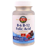 KAL, B-6 B-12 Folic Acid ActivMelt, 60ct