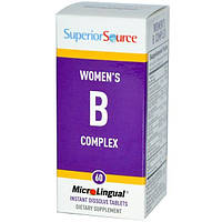 Superior Source, Комплекс витаминов группы B, 60 микролингвальных таблеток
