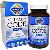 Garden of Life, Vitamin Code, Men, 120 таблеток вегетаріанських