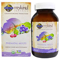 Garden of Life, MyKind Organics, пренатальний муьтивитамин, цельнопищевой мультивітамін, 180 веганских таблеток