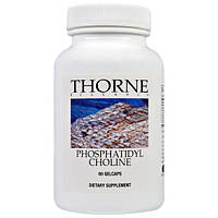 Thorne Research, Фосфатидилхолін, 60 желатинових капсул