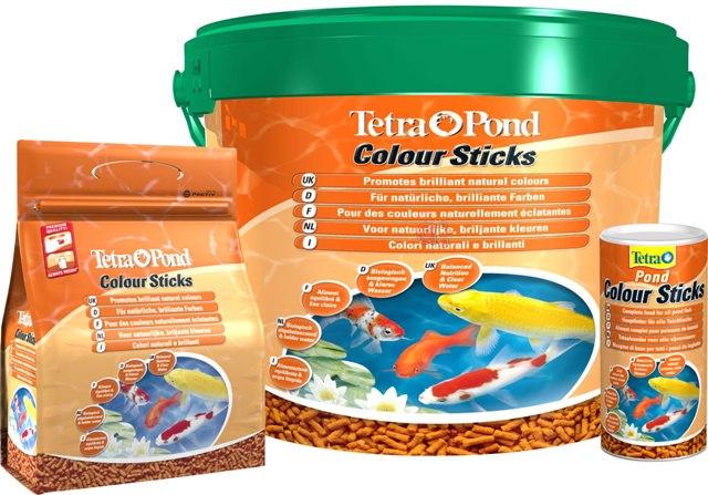 Корм для прудовых рыб TetraPond ColourSticks - 10л - плавающие гранулы для окраса - фото 2 - id-p38885004