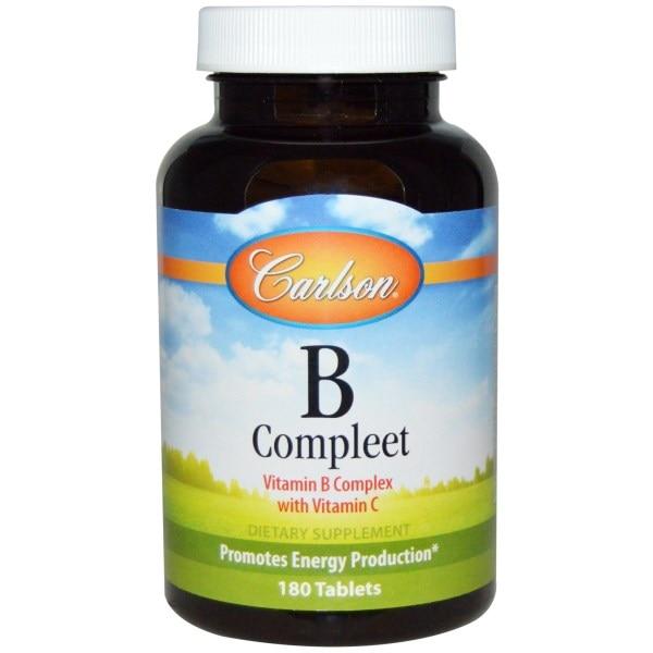 Carlson Labs, B Compleet, 180 Tablets