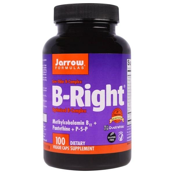 Jarrow Formulas, B-Right, 100 капсул вегетаріанських