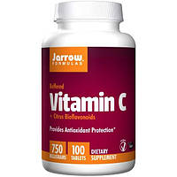 Jarrow Formulas, Буферизованный витамин C + биофлавоноиды цитрусовых, 750 мг, 100 таблеток