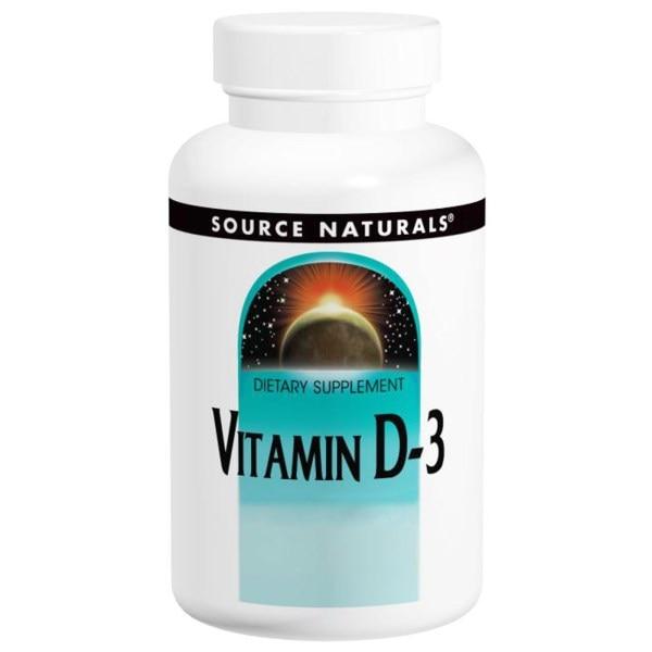 Source Naturals, Вітамін D-3, 400 МО, 200 пігулок