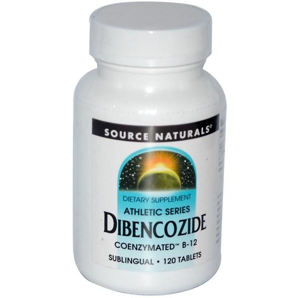 Source Naturals, Дибенкозид, ферментований B-12, під'язиковий, 120 таблеток