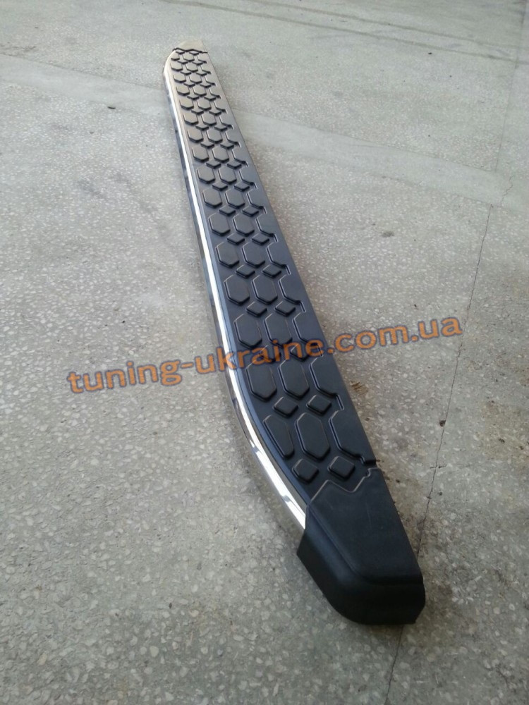 Бічні майданчики з алюмінію BlackLine для Honda Pilot 2008-2011