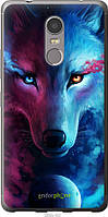 Пластиковый чехол Endorphone Lenovo K6 Note Арт-волк (3999t-453-26985)