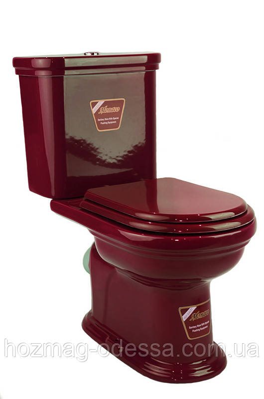 Сиденье для унитаза Monaco (Монако), Уценка!!! темно-красное, оригинал ...