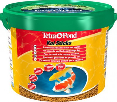 Корм для рыб TetraPond KOI Sticks - 10л - плавающие гранулы для карпов ...