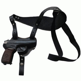 Кобура оперативна ПМ універсальна шкіряна для пістолета Макарова.