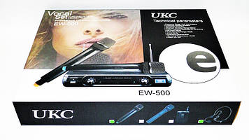 Радіосистема UKC EW500H з гарнітурою база 1 радіомікрофон
