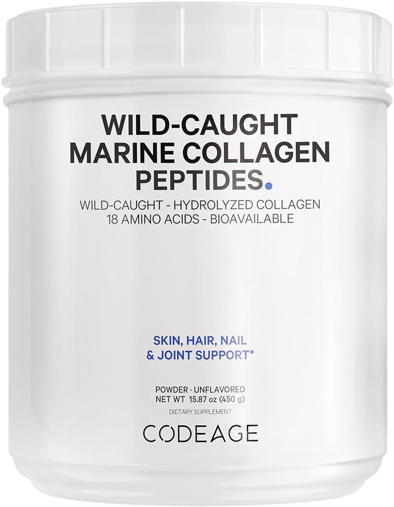 CodeAge Wild Caught Marine Collagen Peptides / Морской коллаген пептиды 450 грамм BM267, фото 1