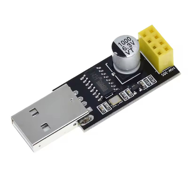 Адаптер програматор USB – UART TTL на чіпі CH340G для Wi-Fi модуля ESP8266 ESP-01 / ESP-01S, фото 1