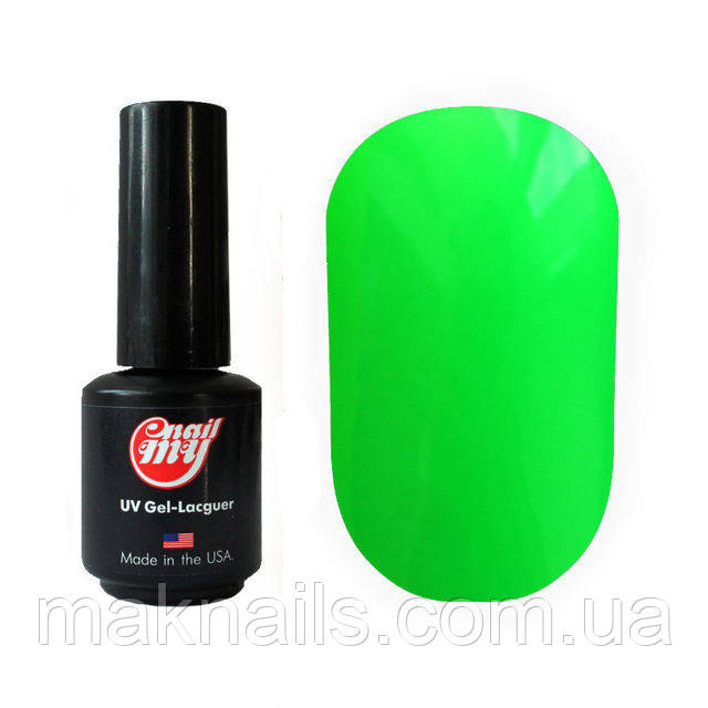 ГЕЛЬ ЛАК MY NAIL 9 МЛ № 310 САЛАТОВИЙ НЕОНОВИЙ