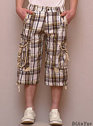 Бриджі унісекс котонові з накладними кишенями "карго" JDBA