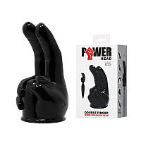 Насадка для клиторальных вибраторов Double Finger Wand Massager Head Вибраторы мастурбаторы секс-шоп