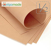 УЦІНКА! Фоаміран СВІТЛО-КОРИЧНЕВИЙ, 1/2 листа, 30x70 см, 0.8-1.2 мм, Іран