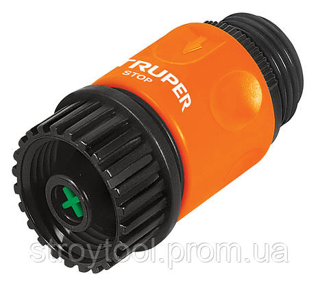 Перехідник шланг/кран, Пластик, мама 3/4",TRUPER,CLICK-ACC.Київ, фото 2