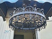Кованая люстра ручной работы 1