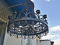 Кованая люстра ручной работы 2